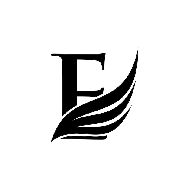 Anfangsbuchstabe e-logo-vektorvorlage