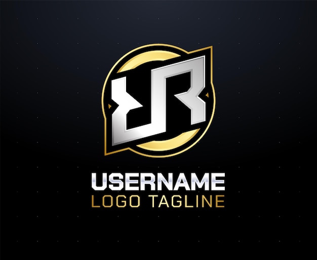 Anfangsbuchstabe rr e-sports gaming logo