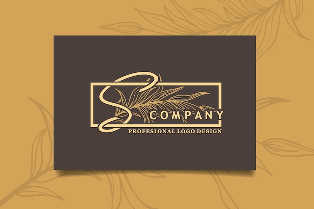 Anfangsbuchstabe s handschrift beauty logo design mit liebe elegante und feminine branding-vorlage vektor