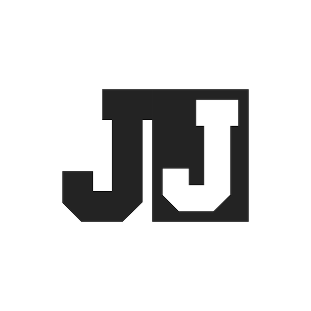 Anfangsbuchstaben JJ Logo Design Vorlage JJ Logo