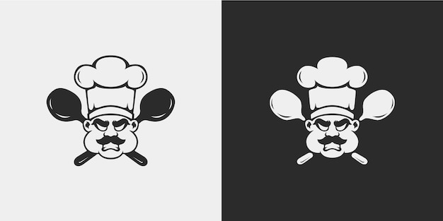 Angry chef minimales design