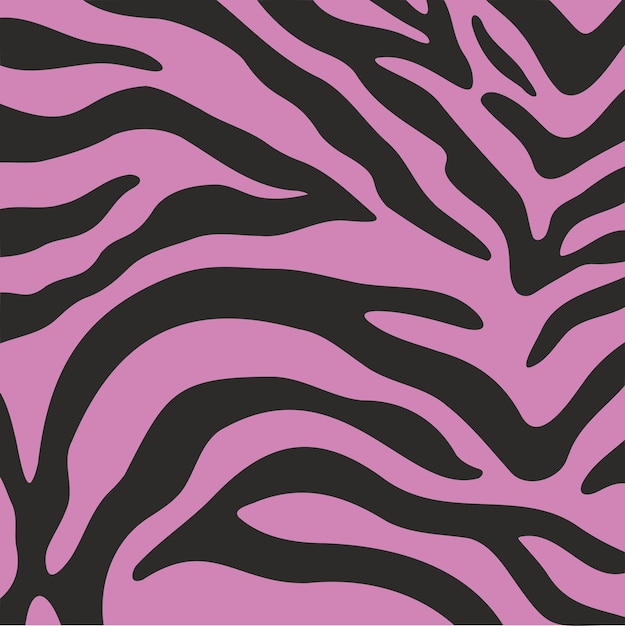 Animalistischer Zebradruck