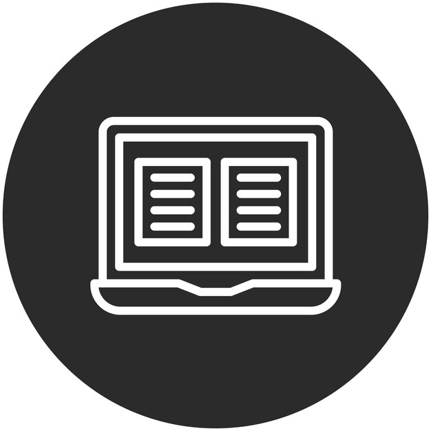 Anmerkungen Vektor Ikonen Illustration von Online-Bildung Ikonenset