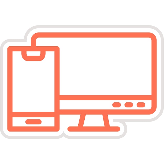 Ansprechende Vektor-Ikonen-Design-Illustration