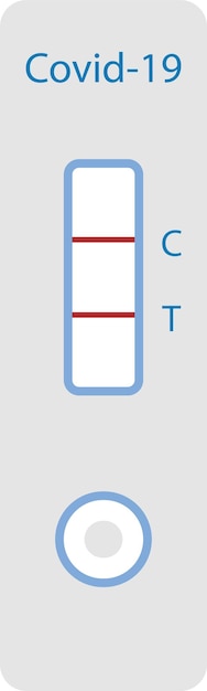 Antigen-nachweis-kit (atk) mit negativ