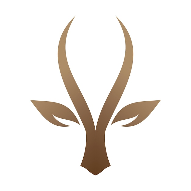 Antilope-logo-vektorillustrationen design-symbol-logo-vorlage