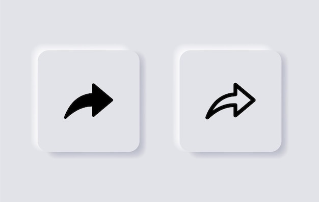 Antworten teilen pfeilsymbol weiterleiten symbol zeichen web-app ui-symbol symbole für mobile anwendungen