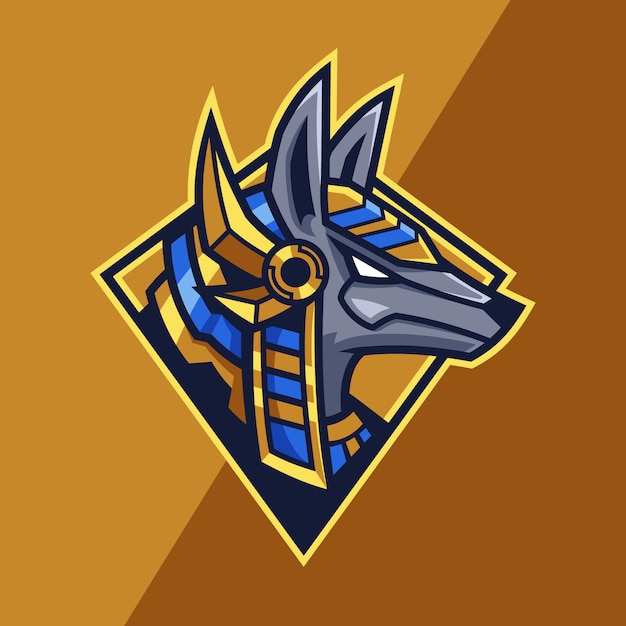 Vektor anubis esport team logo