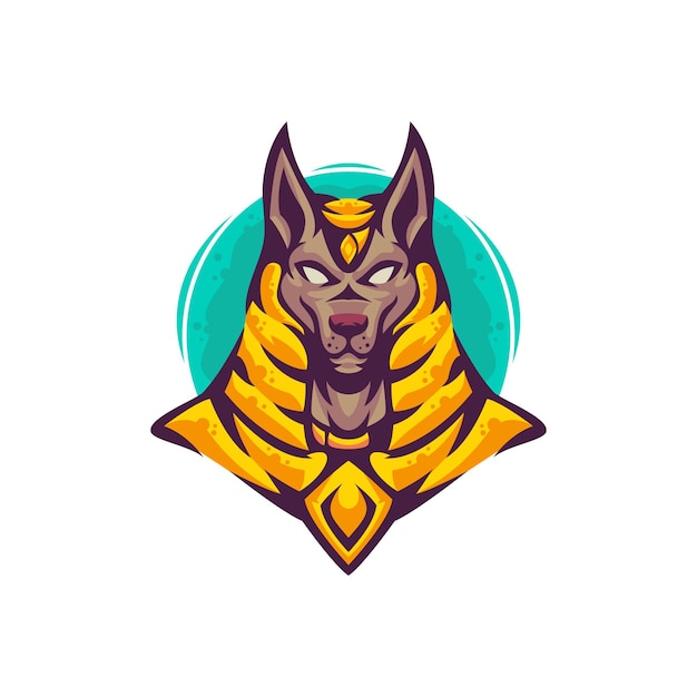 Anubis logo maskottchen