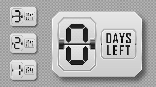 Anzahl der verbleibenden tage countdown verbleibende tage zählzeit verkauf