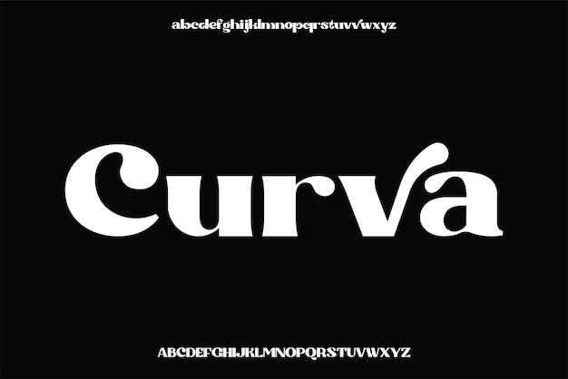 Anzeige von Alphabet-Font-Vektor-Design, geeignet für Schlagzeilen, Poster, Magazin-Logo und vieles mehr