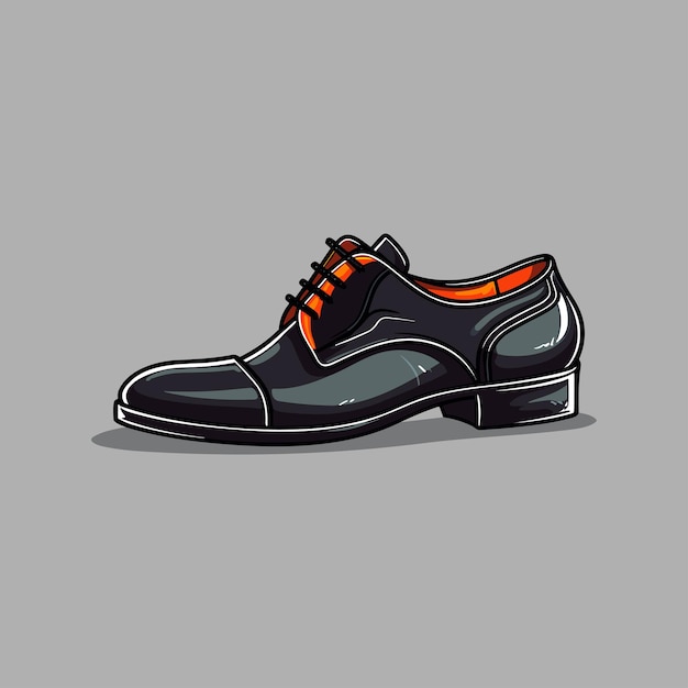 Anzugschuhe, vektor-clip-art-illustration