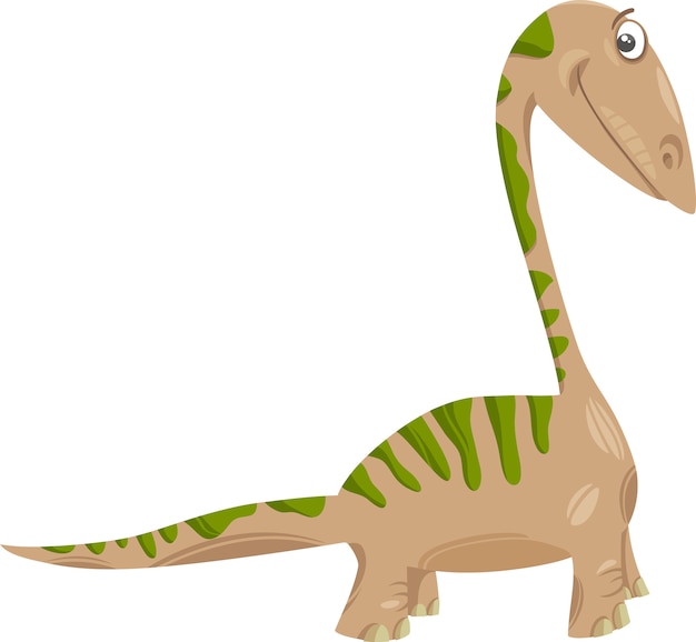 Apatosaurusdinosaurier-karikaturillustration