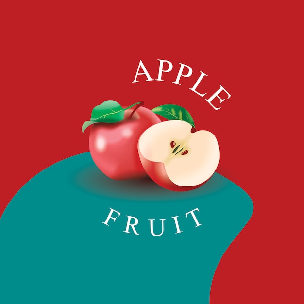 Apfelfruchtillustration