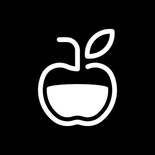 Vektor apple-frucht-logo-vorlage vektor