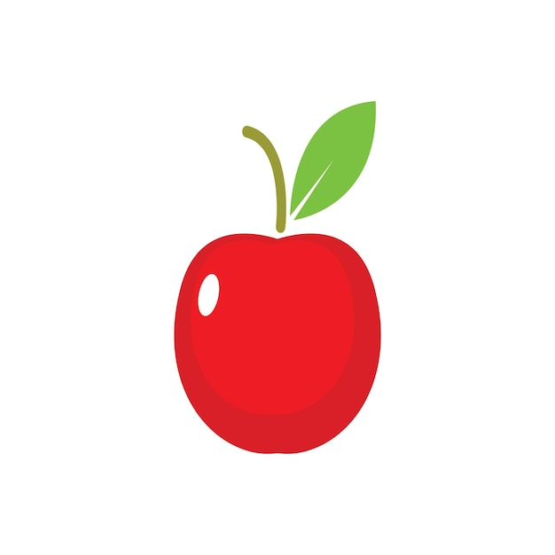 Apple-Logo-Symbol, Vektorgrafik-Design