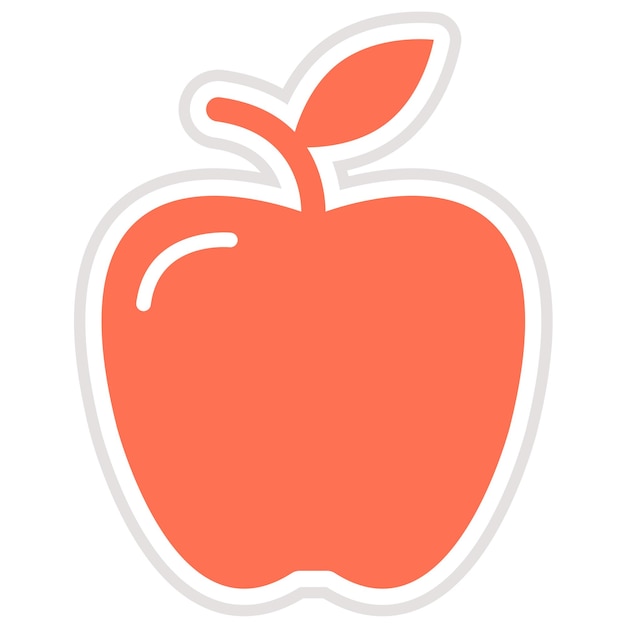 Apple-Vektor-Ikonen-Design-Illustration