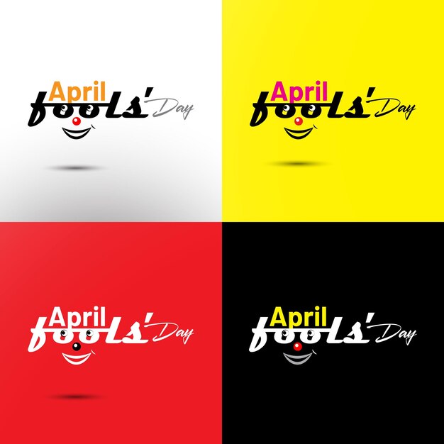 April Fools Day Vektor-Illustration Typografie-Design