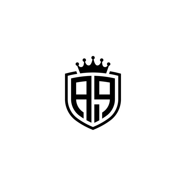 AQ-Monogramm-Logo-Design, Buchstabe, Text, Name, Symbol, monochromes Logo, Alphabet-Zeichen, einfaches Logo