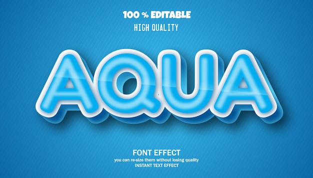 Aqua-texteffekt