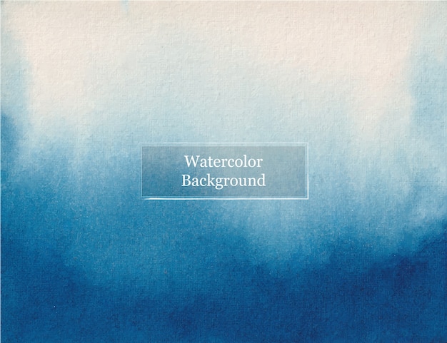 Aquarell abstrakter blauer und weißer texturhintergrund