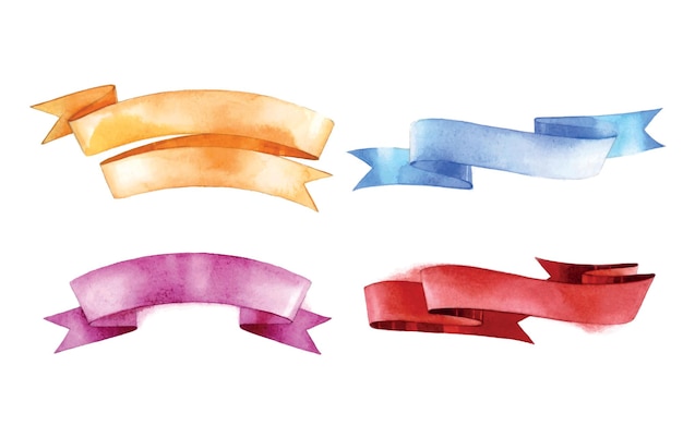 Aquarell-Band-Banner