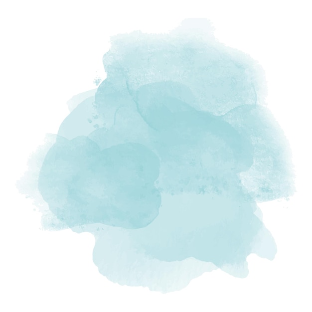 Aquarell blauer Spritzer