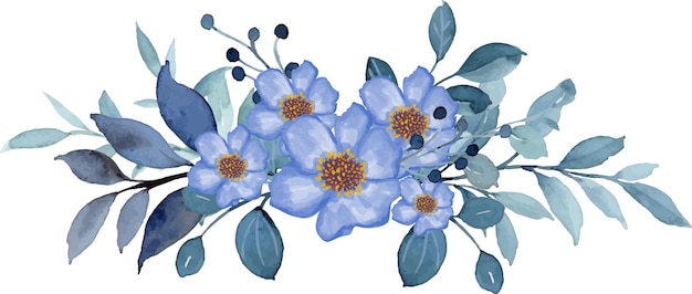 Vektor aquarell blume