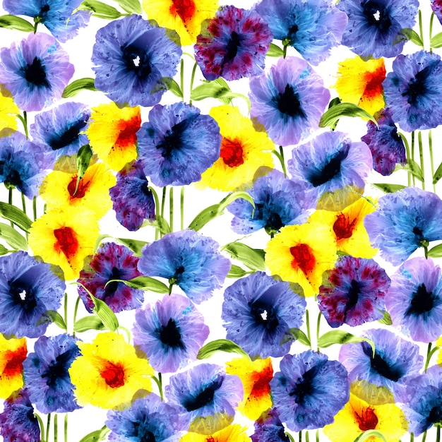 Aquarell Blumen Hintergrund