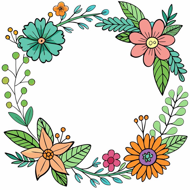 Aquarell-Border-Vektorgrafik-Illustration EPS-Quelldateiformat Verlustloses Skalierung Ikonen-Design