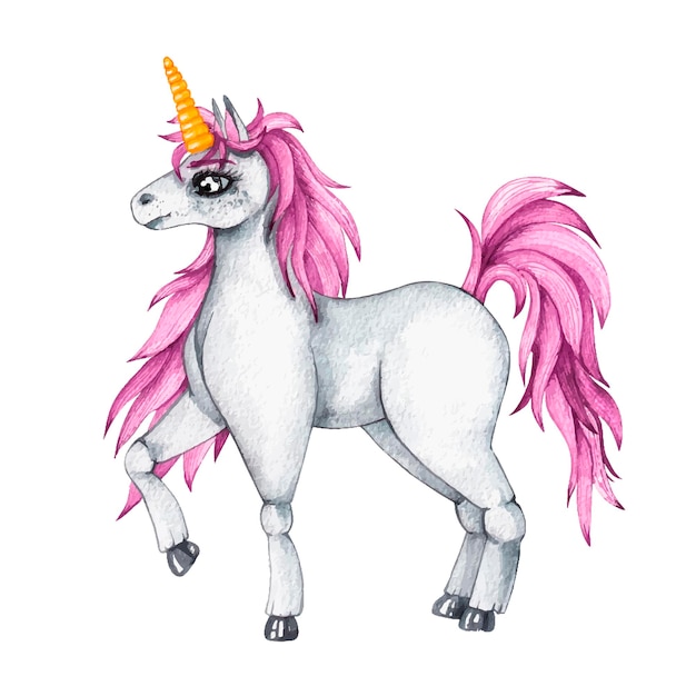 Aquarell Einhorn