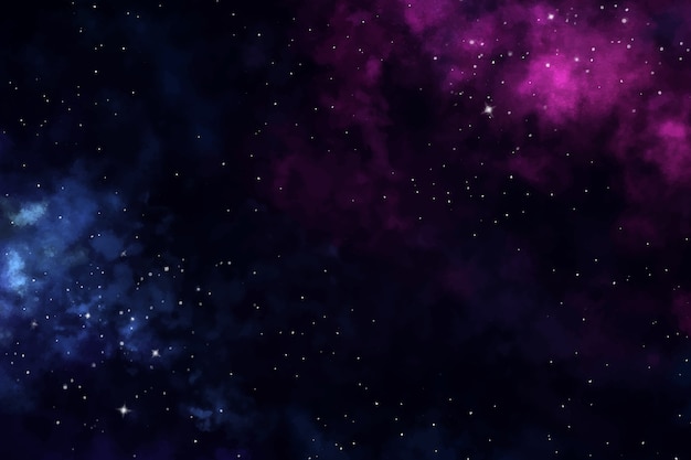 Vektor aquarell galaxie hintergrund