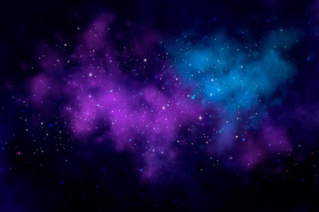 Vektor aquarell galaxie hintergrund