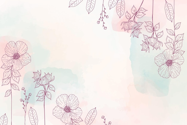 Aquarell handgezeichneter Hintergrund