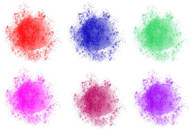 aquarell handgezeichnetes spritzen