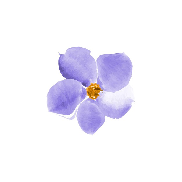 Aquarell lila Blume