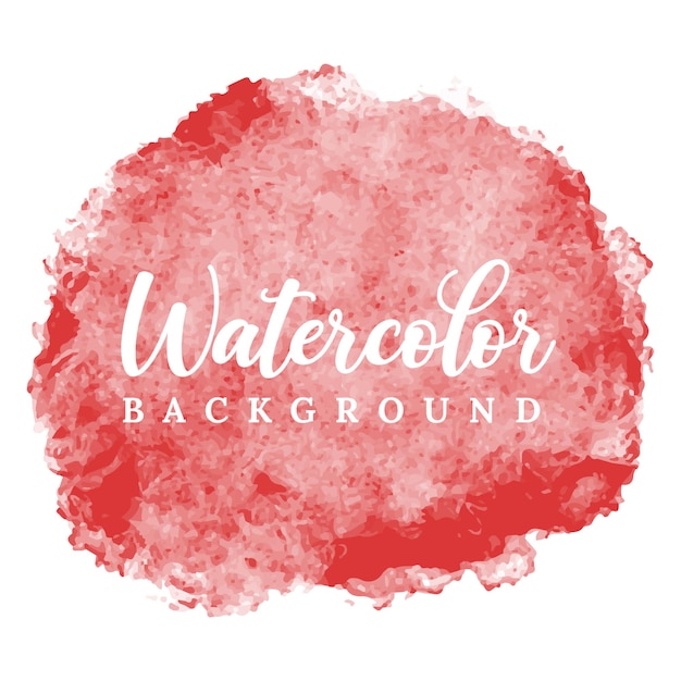 Aquarell roter spritzer