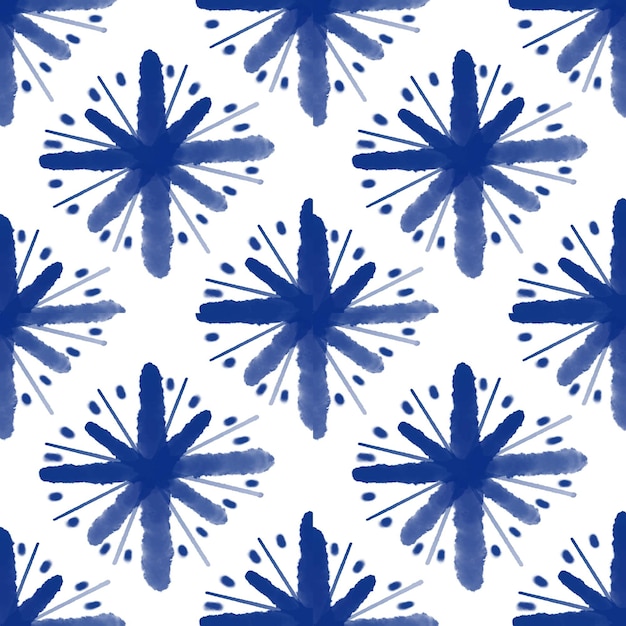 Vektor aquarell shibori muster