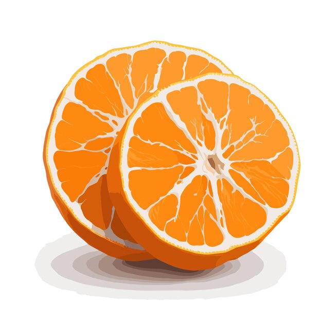 Vektor aquarell-vektor nabel orange früchte clipart bearbeitbar