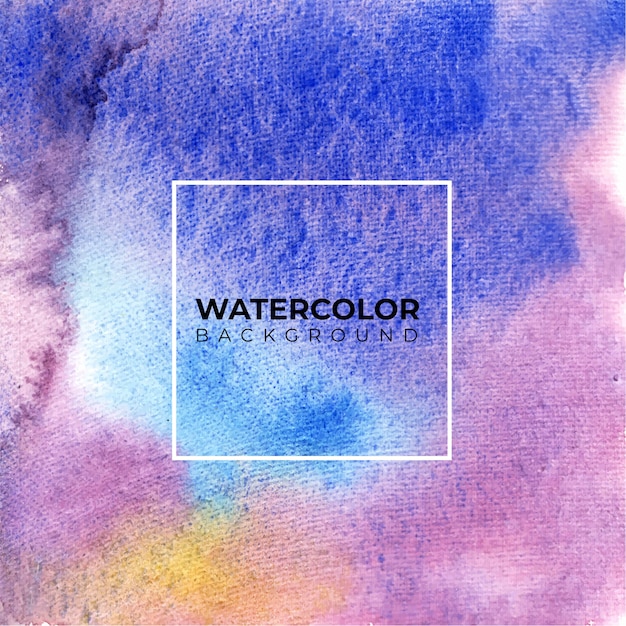 Vektor aquarell waschen textur. abstrakter hintergrund