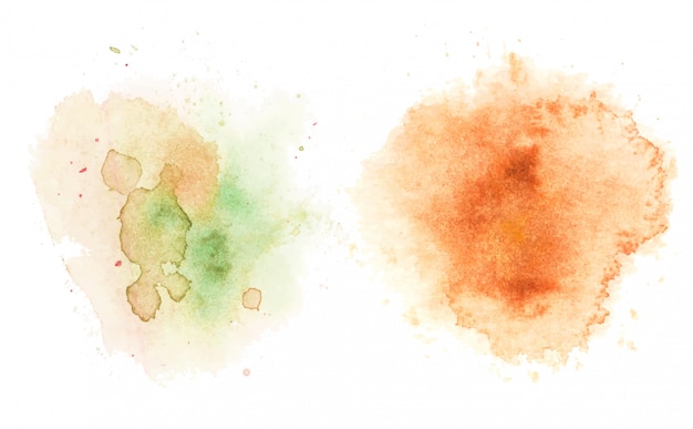 Aquarellflecken, abstrakter Hintergrund.