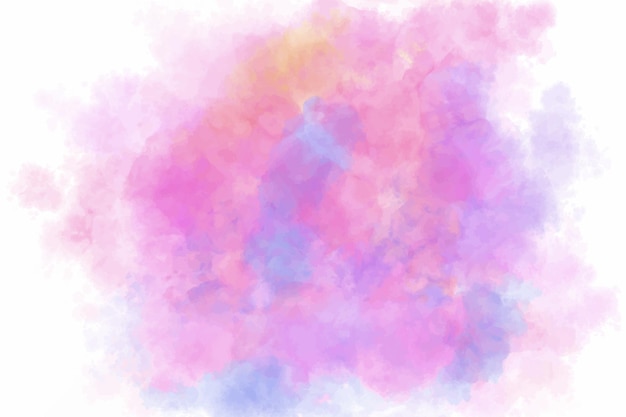 Aquarellhintergrund mit rosa und blauer Farbe.