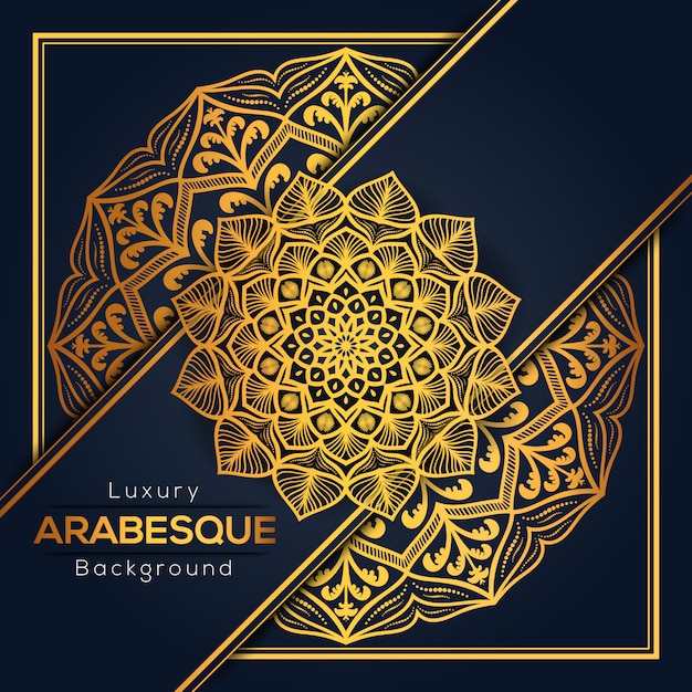 Arabesque Luxury Mandala Background 