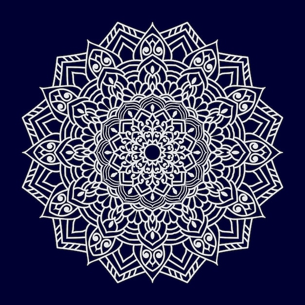 Arabesque mandala hintergrund