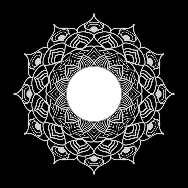 Vektor arabesque mandala hintergrund