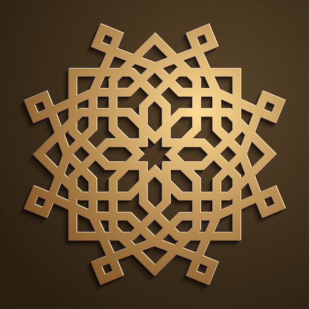 Arabische geometrische verzierung marokko-hintergrundauslegung