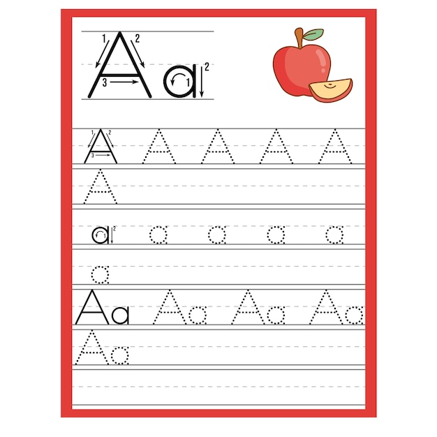 Arbeitsblatt Alphabet A
