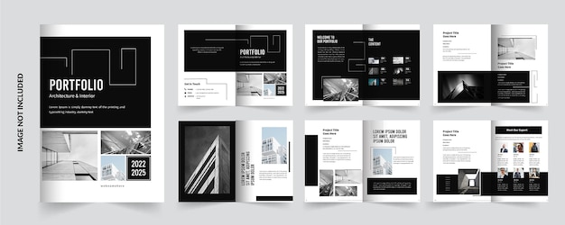 Architekturportfolio, professionelles portfoliodesign