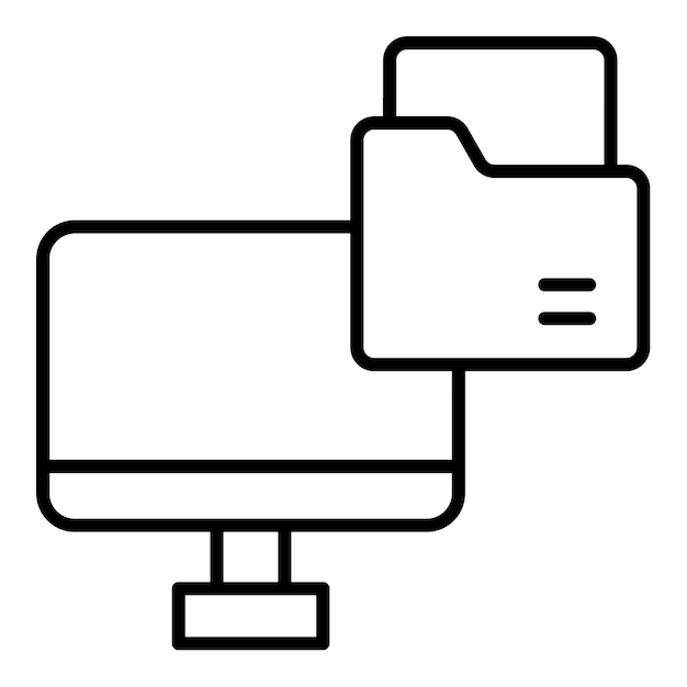 Vektor archiv-symbol