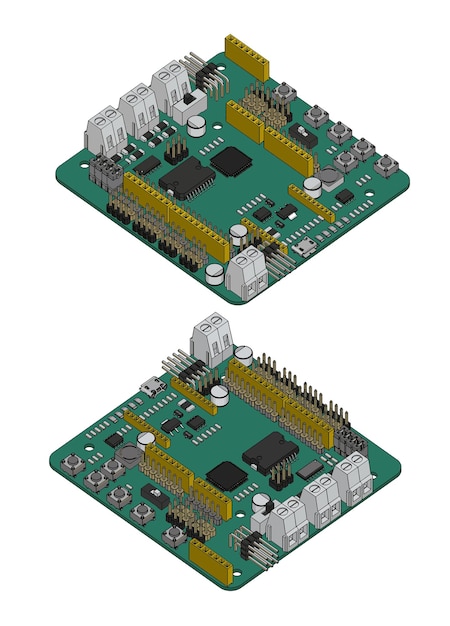 Arduino RoMeo V2 Farbzeichnungen